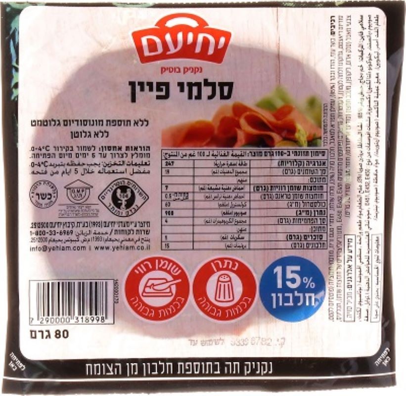 יחיעם סלמי פיין 80 ג'