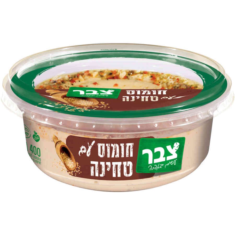 צבר חומוס עם טחינה 400 גרם